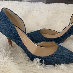 Jessica Simpson Jean Heels in Great Condition